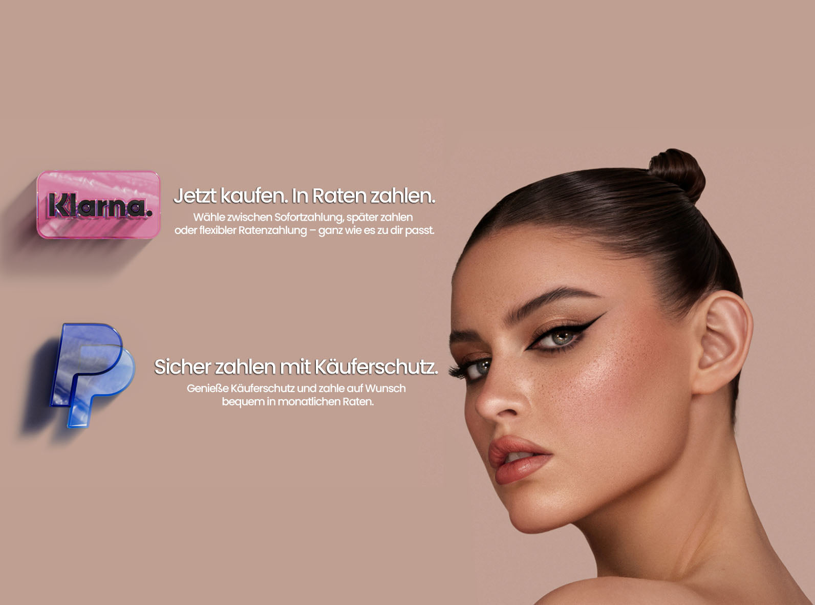 model mit make up lange wimpern mascara online kaufen klarna paypal